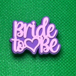 🌼 (5/$10 or 10/$15)NEW “Engagement or Wedding” Croc Charm Collection Bride to Be